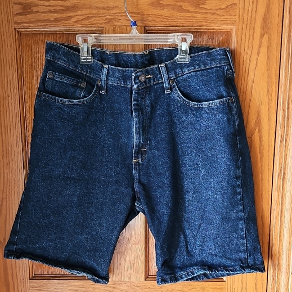 Wrangler Dark Blue Jean Shorts for Men - Picture 1 of 5